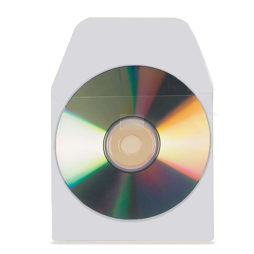 Buzunar autoadeziv cu clapa CD/DVD 3L Office, 10 bucati/set Buzunar autoadeziv cu clapa CD/DVD 3L Office, 10 bucati/set